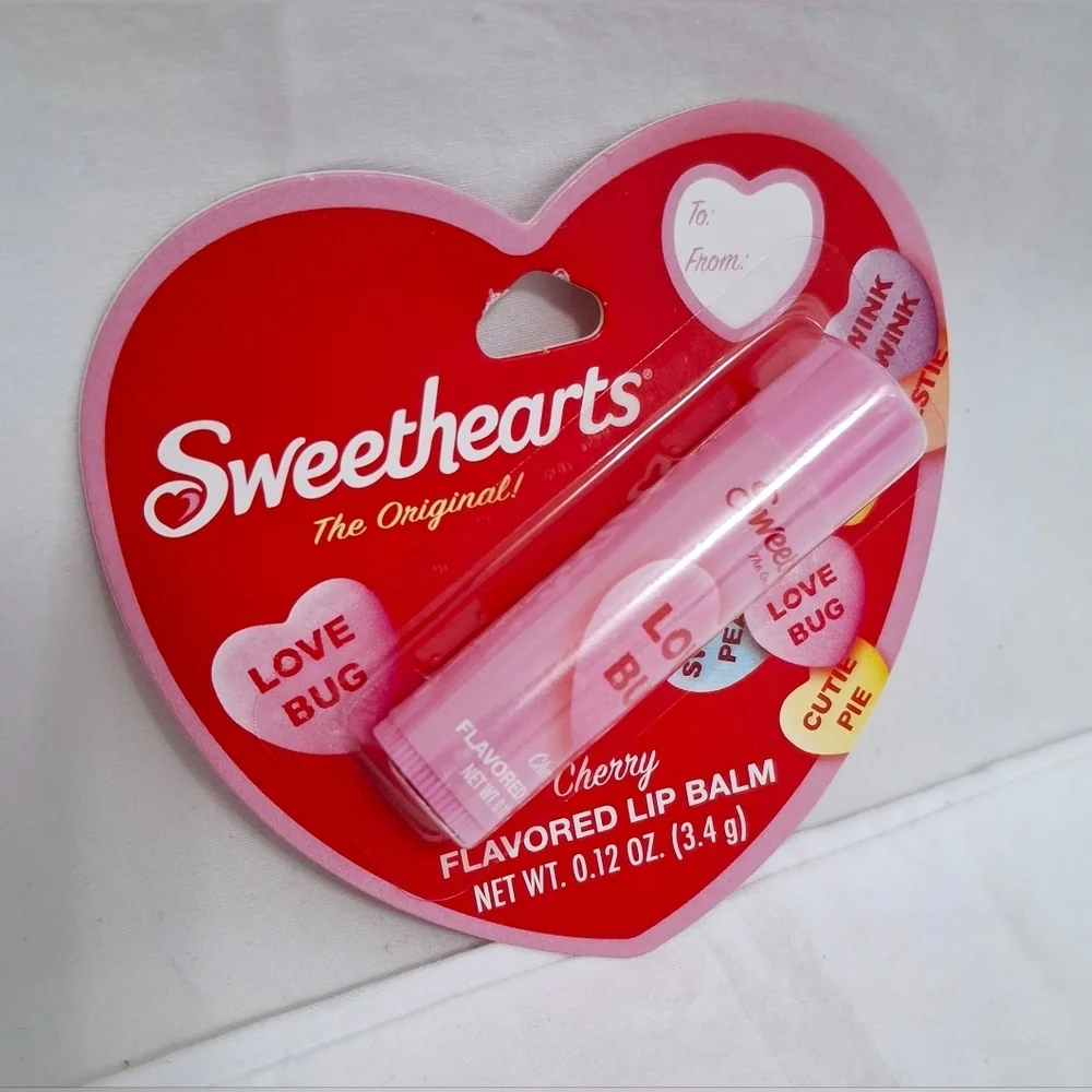 Sweethearts Cherry Flavored Valentines Day Lip Balm
